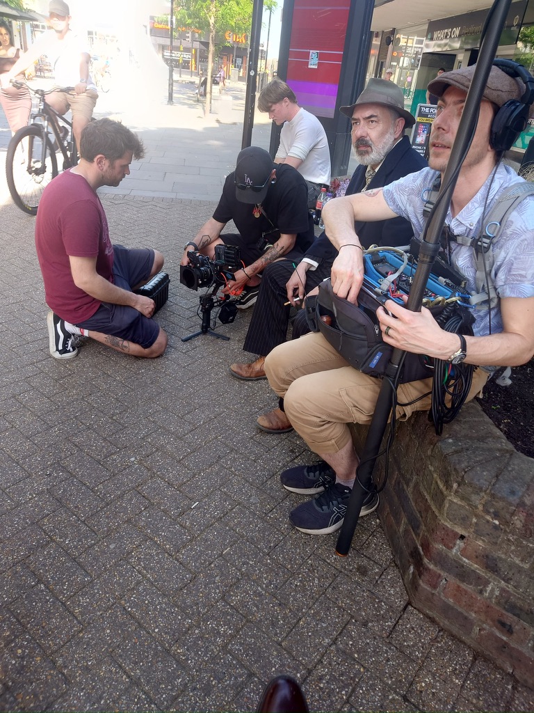 Down the Wooden Hill BTS Photo